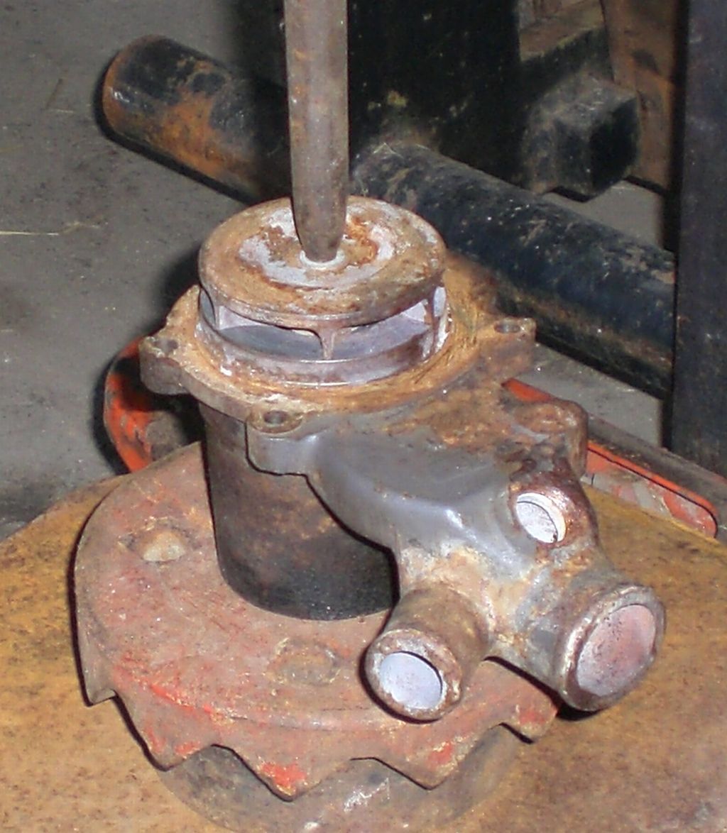 Tractor water pump repair